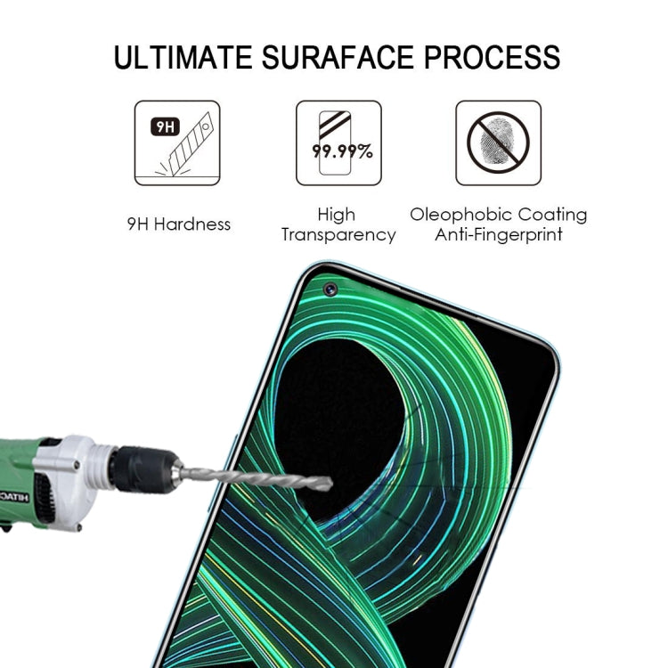 Full Glue Full Cover Screen Protector Tempered Glass Film, For OPPO Realme 8 5G (1 PC), For OPPO Realme 8 / 8 Pro (1 PC)