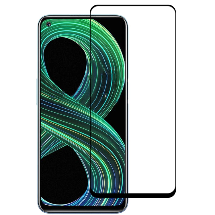 Full Glue Full Cover Screen Protector Tempered Glass Film, For OPPO Realme 8 5G (1 PC), For OPPO Realme 8 / 8 Pro (1 PC)