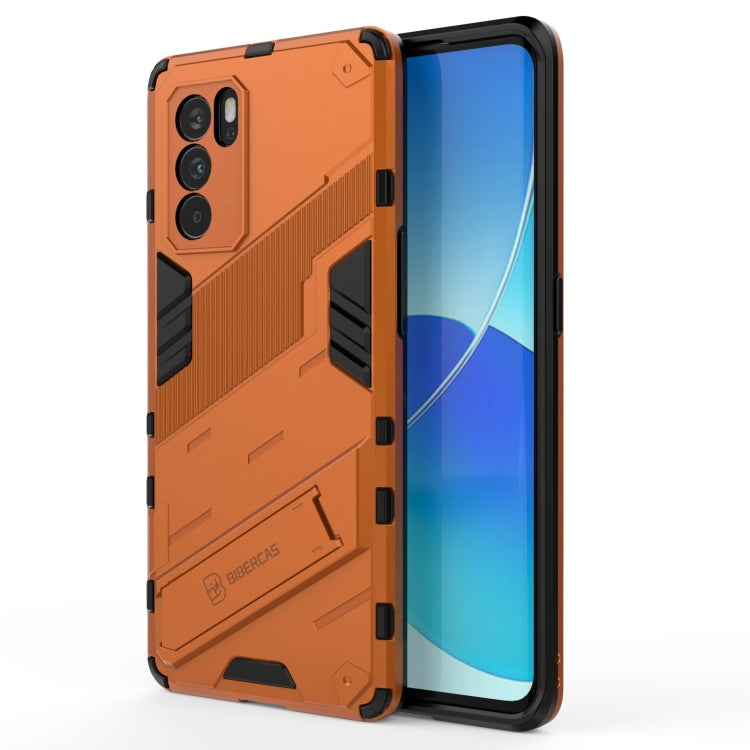 Punk Armor 2 in 1 PC + TPU Shockproof Case with Invisible Holder, For OPPO Reno6 Pro 5G, For OPPO Reno6 5G, For Xiaomi Redmi Note 10 Pro 5G
