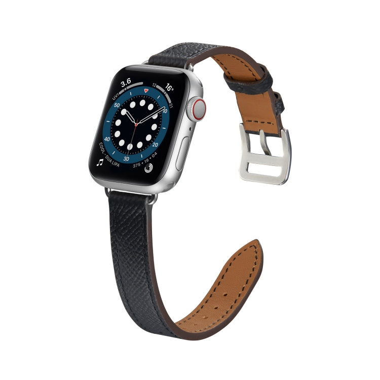 B Style Leather Strap Watchband For Apple Watch Series, 7 45mm / 6 &amp; SE &amp; 5 &amp; 4 44mm / 3 &amp; 2 &amp; 1 42mm, 7 41mm / 6 &amp; SE &amp; 5 &amp; 4 40mm / 3 &amp; 2 &amp; 1 38mm