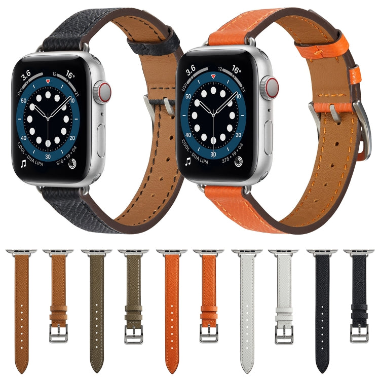 B Style Leather Strap Watchband For Apple Watch Series, 7 45mm / 6 &amp; SE &amp; 5 &amp; 4 44mm / 3 &amp; 2 &amp; 1 42mm, 7 41mm / 6 &amp; SE &amp; 5 &amp; 4 40mm / 3 &amp; 2 &amp; 1 38mm