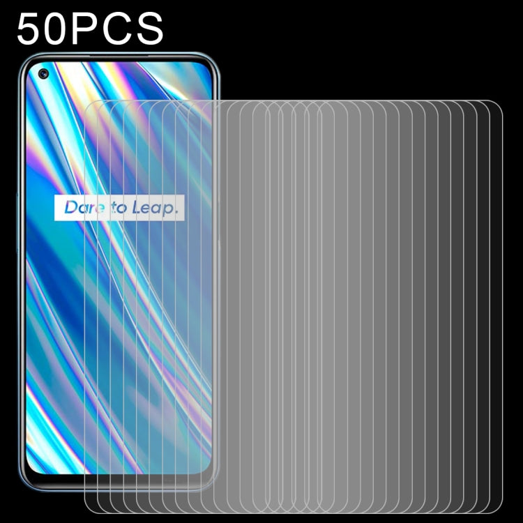 50 PCS 0.26mm 9H 2.5D Tempered Glass Film, For OPPO Realme Q3 5G / Q3i 5G (50 PCS), For OPPO Realme GT Neo / GT Neo Flash (50 PCS), For OPPO Realme V13 5G (50 PCS), For OPPO Realme X7 Max 5G (50 PCS), For OPPO Realme Narzo 30 5G (50 PCS)