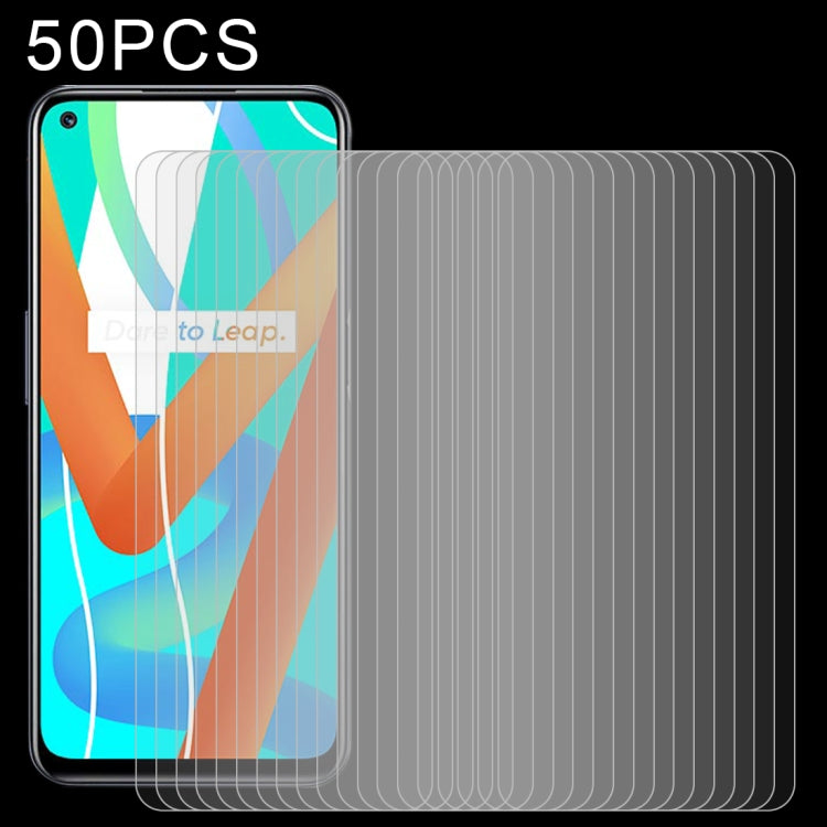 50 PCS 0.26mm 9H 2.5D Tempered Glass Film, For OPPO Realme Q3 5G / Q3i 5G (50 PCS), For OPPO Realme GT Neo / GT Neo Flash (50 PCS), For OPPO Realme V13 5G (50 PCS), For OPPO Realme X7 Max 5G (50 PCS), For OPPO Realme Narzo 30 5G (50 PCS)