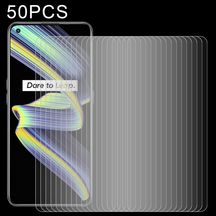 50 PCS 0.26mm 9H 2.5D Tempered Glass Film, For OPPO Realme Q3 5G / Q3i 5G (50 PCS), For OPPO Realme GT Neo / GT Neo Flash (50 PCS), For OPPO Realme V13 5G (50 PCS), For OPPO Realme X7 Max 5G (50 PCS), For OPPO Realme Narzo 30 5G (50 PCS)