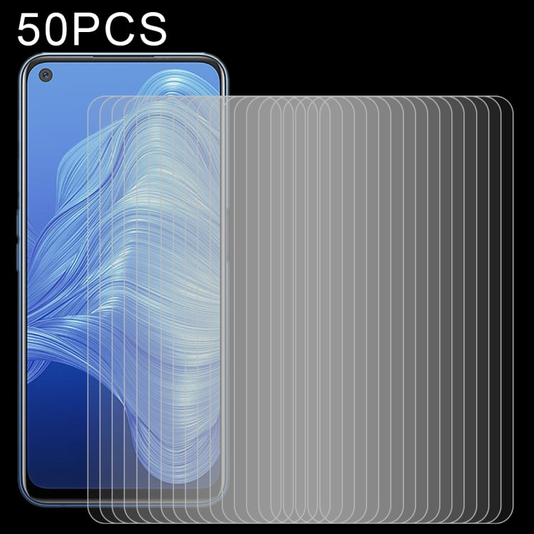 50 PCS 0.26mm 9H 2.5D Tempered Glass Film, For OPPO Realme Q3 5G / Q3i 5G (50 PCS), For OPPO Realme GT Neo / GT Neo Flash (50 PCS), For OPPO Realme V13 5G (50 PCS), For OPPO Realme X7 Max 5G (50 PCS), For OPPO Realme Narzo 30 5G (50 PCS)