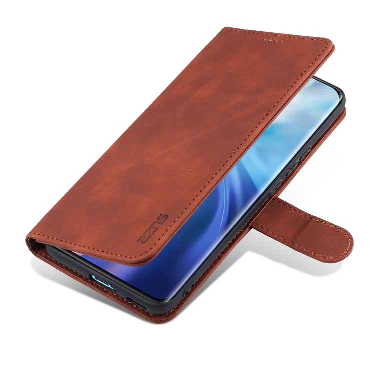 AZNS Skin Feel Calf Texture Horizontal Flip Leather Case with Card Slots &amp; Holder &amp; Wallet