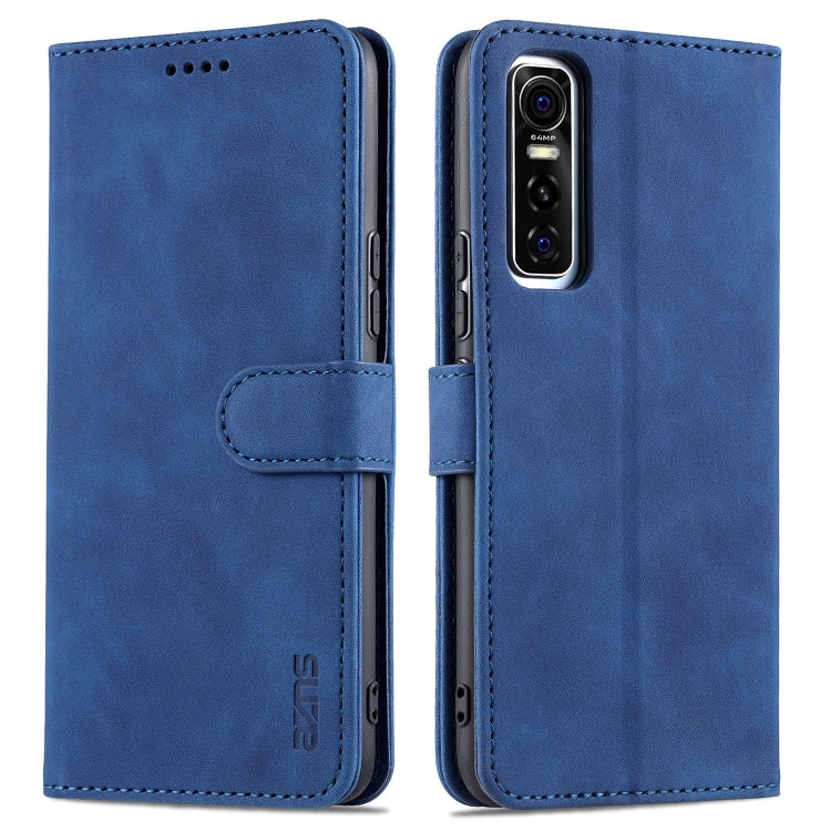 AZNS Skin Feel Calf Texture Horizontal Flip Leather Case with Card Slots &amp; Holder &amp; Wallet