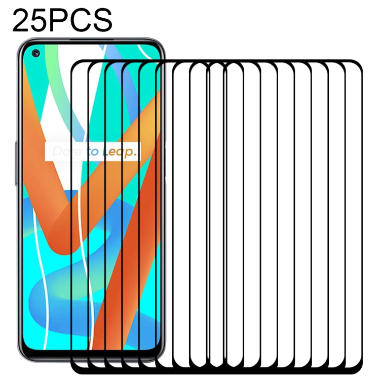 25 PCS Full Glue Full Screen Tempered Glass Film, For OPPO Realme Q3 5G / Q3i 5G (25 PCS), For OPPO Realme GT Neo / GT Neo Flash (25 PCS), For OPPO Realme V13 5G (25 PCS), For OPPO Realme X7 Max 5G (25 PCS), For OPPO Realme Narzo 30 5G (25 PCS)