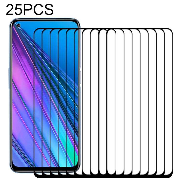 25 PCS Full Glue Full Screen Tempered Glass Film, For OPPO Realme Q3 5G / Q3i 5G (25 PCS), For OPPO Realme GT Neo / GT Neo Flash (25 PCS), For OPPO Realme V13 5G (25 PCS), For OPPO Realme X7 Max 5G (25 PCS), For OPPO Realme Narzo 30 5G (25 PCS)