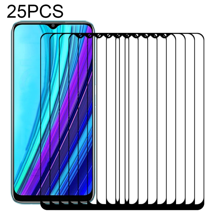 25 PCS Full Glue Full Screen Tempered Glass Film, For OPPO Realme Q3 5G / Q3i 5G (25 PCS), For OPPO Realme GT Neo / GT Neo Flash (25 PCS), For OPPO Realme V13 5G (25 PCS), For OPPO Realme X7 Max 5G (25 PCS), For OPPO Realme Narzo 30 5G (25 PCS)