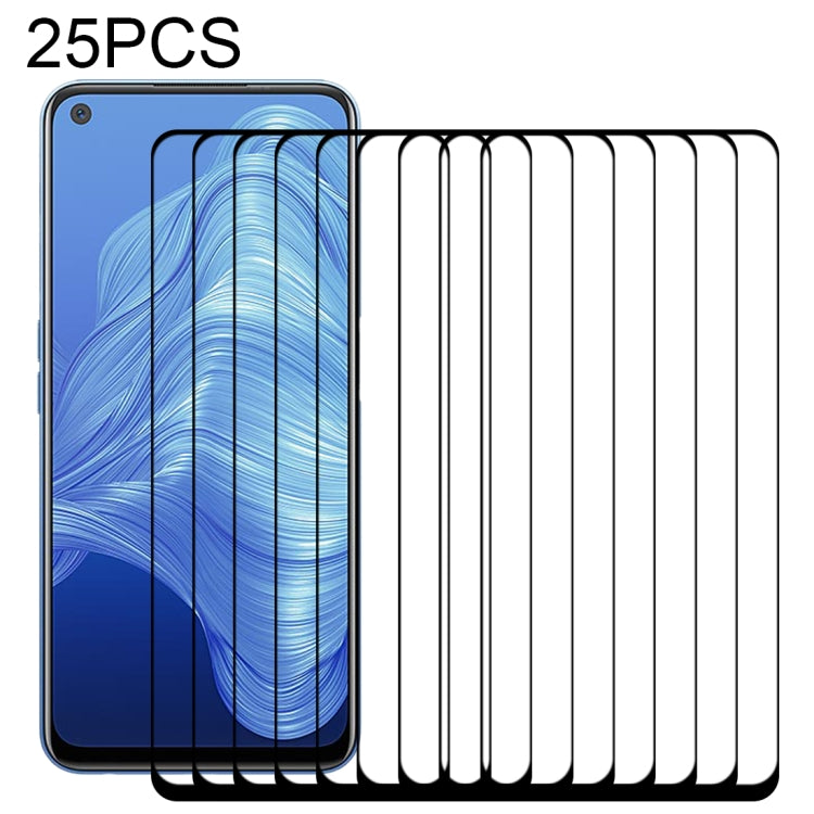 25 PCS Full Glue Full Screen Tempered Glass Film, For OPPO Realme Q3 5G / Q3i 5G (25 PCS), For OPPO Realme GT Neo / GT Neo Flash (25 PCS), For OPPO Realme V13 5G (25 PCS), For OPPO Realme X7 Max 5G (25 PCS), For OPPO Realme Narzo 30 5G (25 PCS)