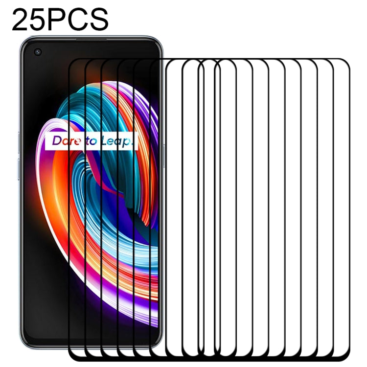 25 PCS Full Glue Full Screen Tempered Glass Film, For OPPO Realme Q3 5G / Q3i 5G (25 PCS), For OPPO Realme GT Neo / GT Neo Flash (25 PCS), For OPPO Realme V13 5G (25 PCS), For OPPO Realme X7 Max 5G (25 PCS), For OPPO Realme Narzo 30 5G (25 PCS)