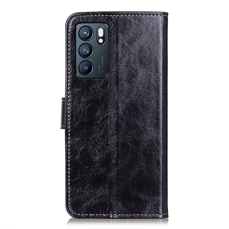 Retro Crazy Horse Texture Horizontal Flip Leather Case with Holder & Card Slots & Photo Frame & Wallet, For OPPO Reno6 5G, For OPPO Reno6 Pro 5G, For OPPO Reno6 Pro+ 5G
