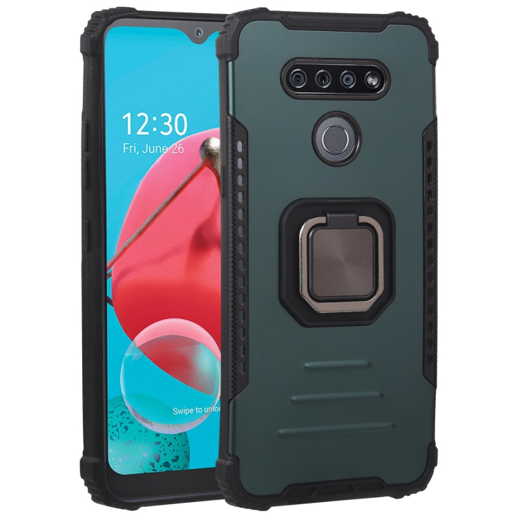 Fierce Warrior Series Armor All-inclusive Shockproof Aluminum Alloy + TPU Protective Case with Ring Holder, For LG K51, For OPPO A1k, For OPPO A73, For vivo V20