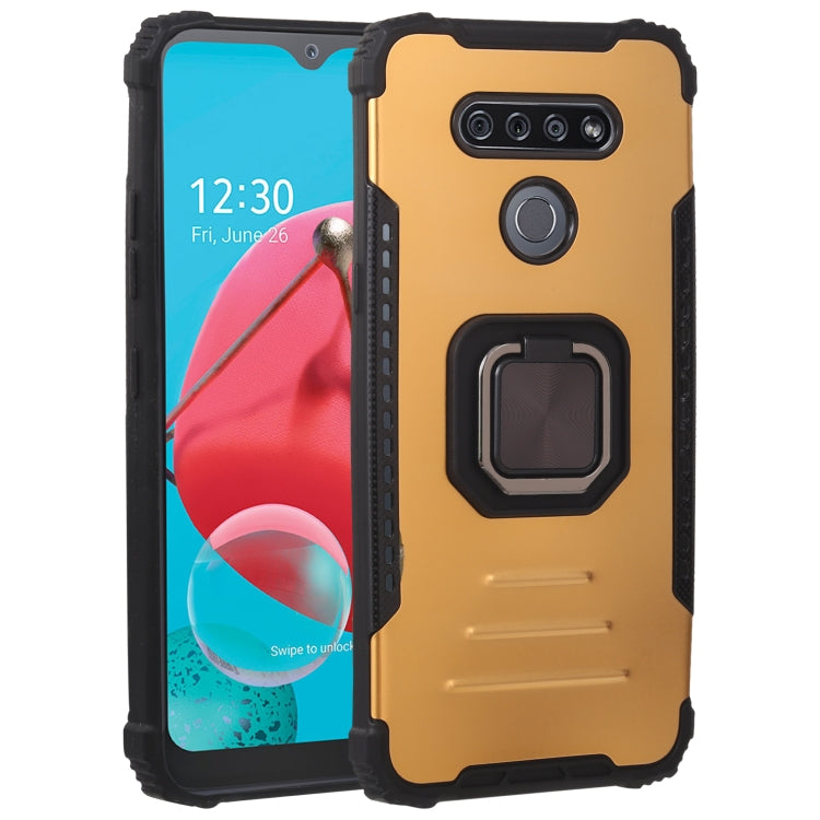 Fierce Warrior Series Armor All-inclusive Shockproof Aluminum Alloy + TPU Protective Case with Ring Holder, For LG K51, For OPPO A1k, For OPPO A73, For vivo V20