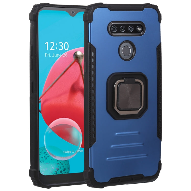 Fierce Warrior Series Armor All-inclusive Shockproof Aluminum Alloy + TPU Protective Case with Ring Holder, For LG K51, For OPPO A1k, For OPPO A73, For vivo V20