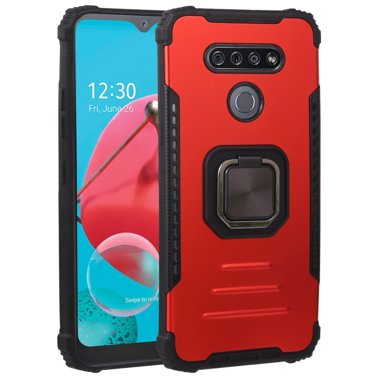 Fierce Warrior Series Armor All-inclusive Shockproof Aluminum Alloy + TPU Protective Case with Ring Holder, For LG K51, For OPPO A1k, For OPPO A73, For vivo V20