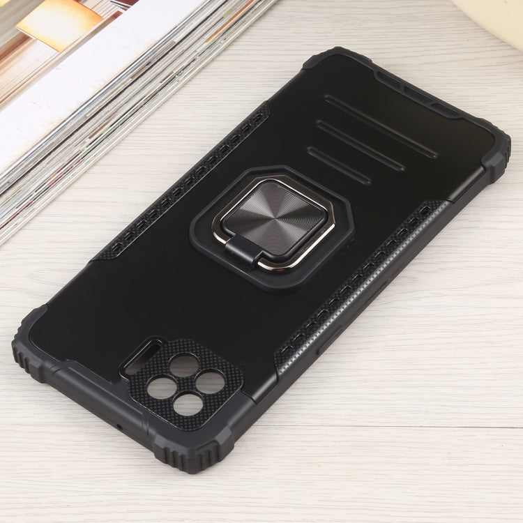 Fierce Warrior Series Armor All-inclusive Shockproof Aluminum Alloy + TPU Protective Case with Ring Holder, For OPPO A73