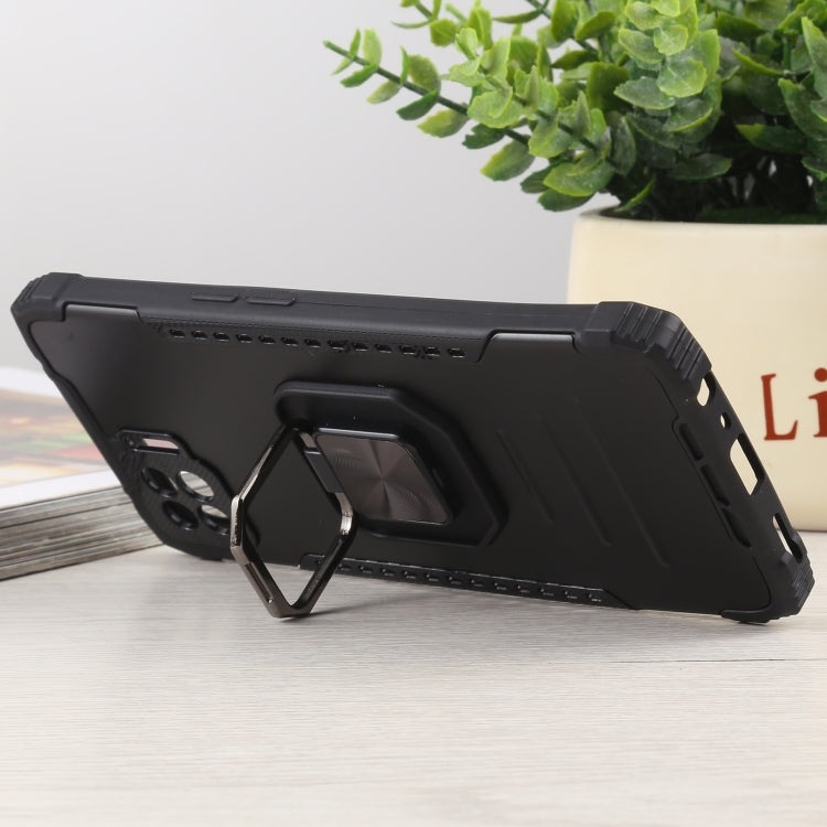 Fierce Warrior Series Armor All-inclusive Shockproof Aluminum Alloy + TPU Protective Case with Ring Holder, For OPPO A73