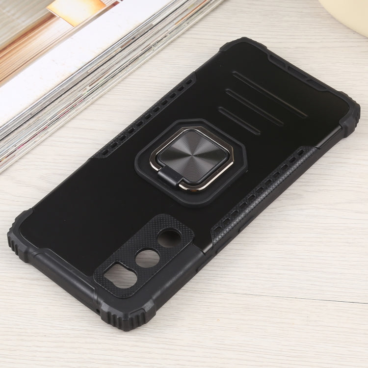 Fierce Warrior Series Armor All-inclusive Shockproof Aluminum Alloy + TPU Protective Case with Ring Holder, For vivo V20 SE