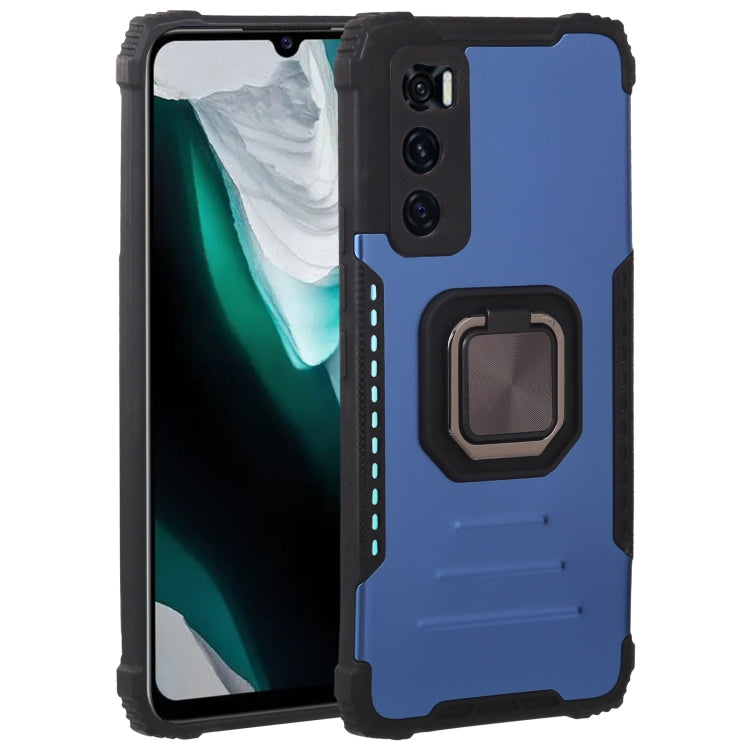 Fierce Warrior Series Armor All-inclusive Shockproof Aluminum Alloy + TPU Protective Case with Ring Holder, For vivo V20 SE