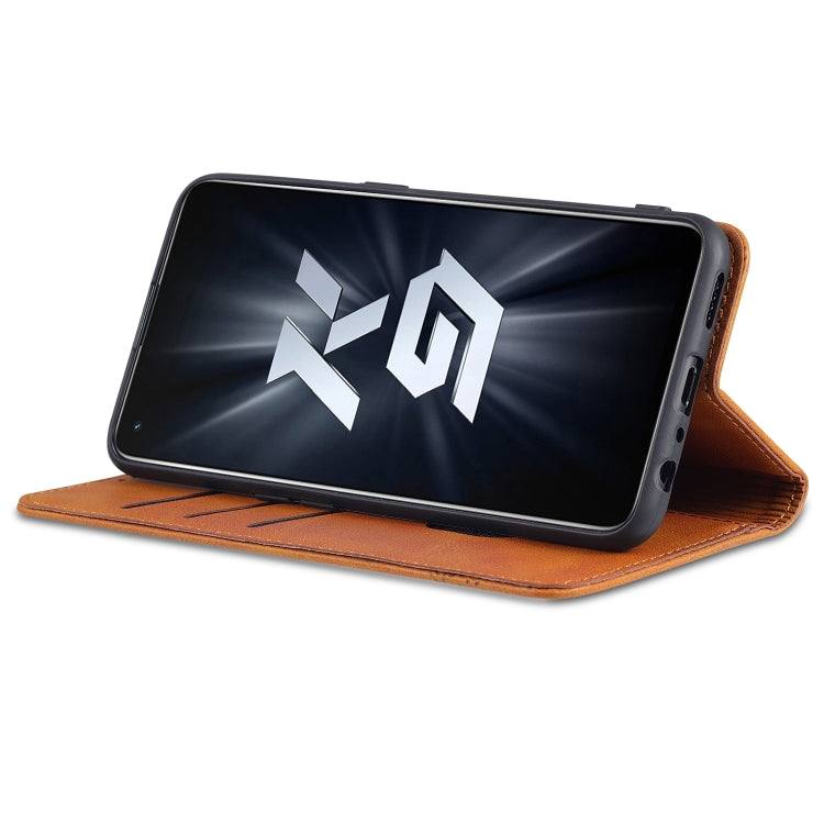 AZNS Magnetic Calf Texture Horizontal Flip Leather Case with Card Slots &amp; Holder &amp; Wallet, For OPPO K9 5G, For OPPO Reno6 / Reno6 Pro