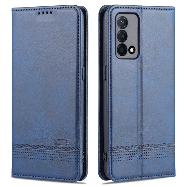 AZNS Magnetic Calf Texture Horizontal Flip Leather Case with Card Slots &amp; Holder &amp; Wallet, For OPPO K9 5G, For OPPO Reno6 / Reno6 Pro