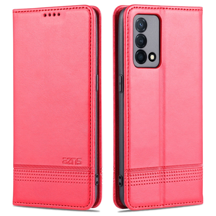 AZNS Magnetic Calf Texture Horizontal Flip Leather Case with Card Slots & Holder & Wallet, For OPPO K9 5G, For OPPO Reno6 / Reno6 Pro