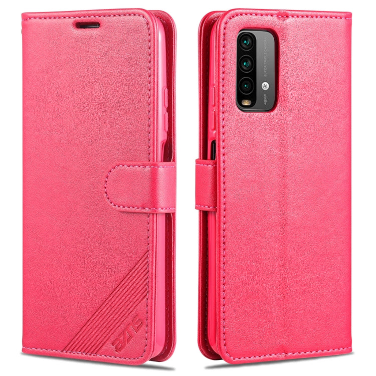 AZNS Sheepskin Texture Horizontal Flip Leather Case with Holder &amp; Card Slots &amp; Wallet, For OPPO A94 5G / Reno5Z 5G / F19 Pro+ 5G, For Xiaomi Redmi Note 9 4G, For Xiaomi Redmi Note 10 4G, For Xiaomi Redmi Note 10 Pro
