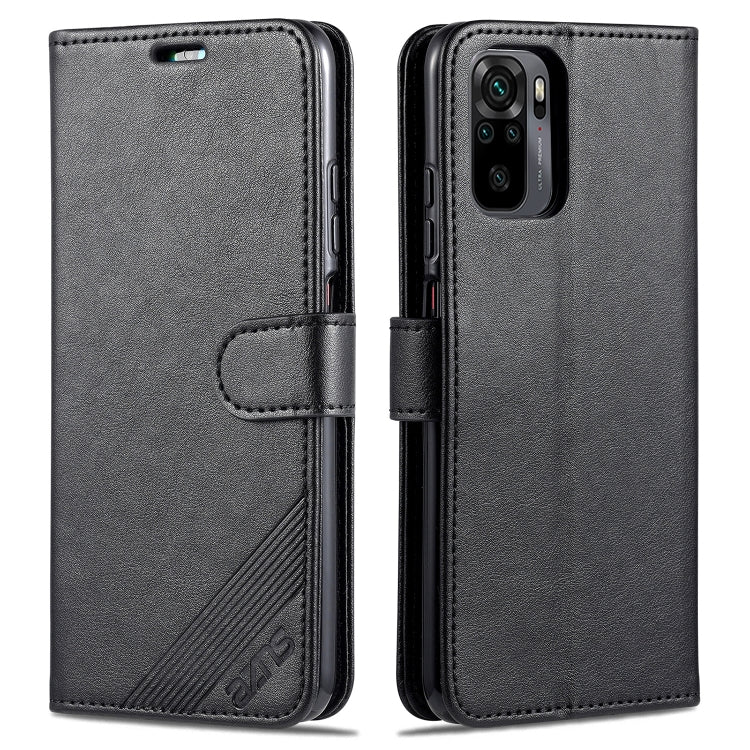 AZNS Sheepskin Texture Horizontal Flip Leather Case with Holder &amp; Card Slots &amp; Wallet, For OPPO A94 5G / Reno5Z 5G / F19 Pro+ 5G, For Xiaomi Redmi Note 9 4G, For Xiaomi Redmi Note 10 4G, For Xiaomi Redmi Note 10 Pro