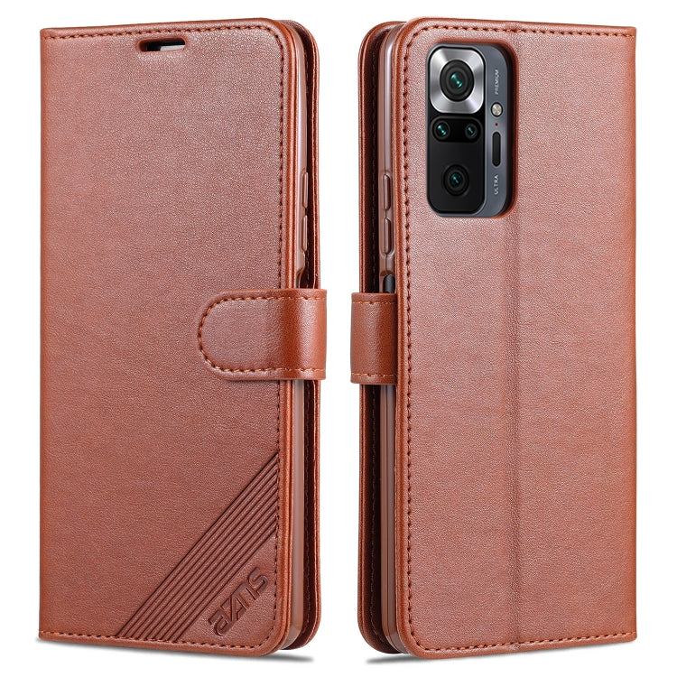 AZNS Sheepskin Texture Horizontal Flip Leather Case with Holder &amp; Card Slots &amp; Wallet, For OPPO A94 5G / Reno5Z 5G / F19 Pro+ 5G, For Xiaomi Redmi Note 9 4G, For Xiaomi Redmi Note 10 4G, For Xiaomi Redmi Note 10 Pro