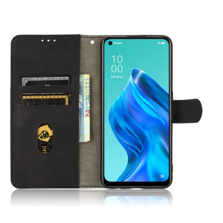 Solid Color Skin Feel Magnetic Buckle Horizontal Flip Calf Texture PU Leather Case with Holder & Card Slots & Wallet, For OPPO Reno5 A(Japan), For OPPO Reno6 Pro+, For OPPO Reno6 Pro, For OPPO Reno6