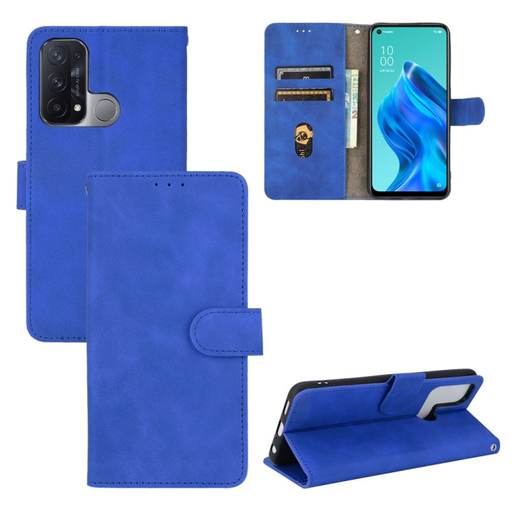 Solid Color Skin Feel Magnetic Buckle Horizontal Flip Calf Texture PU Leather Case with Holder & Card Slots & Wallet, For OPPO Reno5 A(Japan), For OPPO Reno6 Pro+, For OPPO Reno6 Pro, For OPPO Reno6