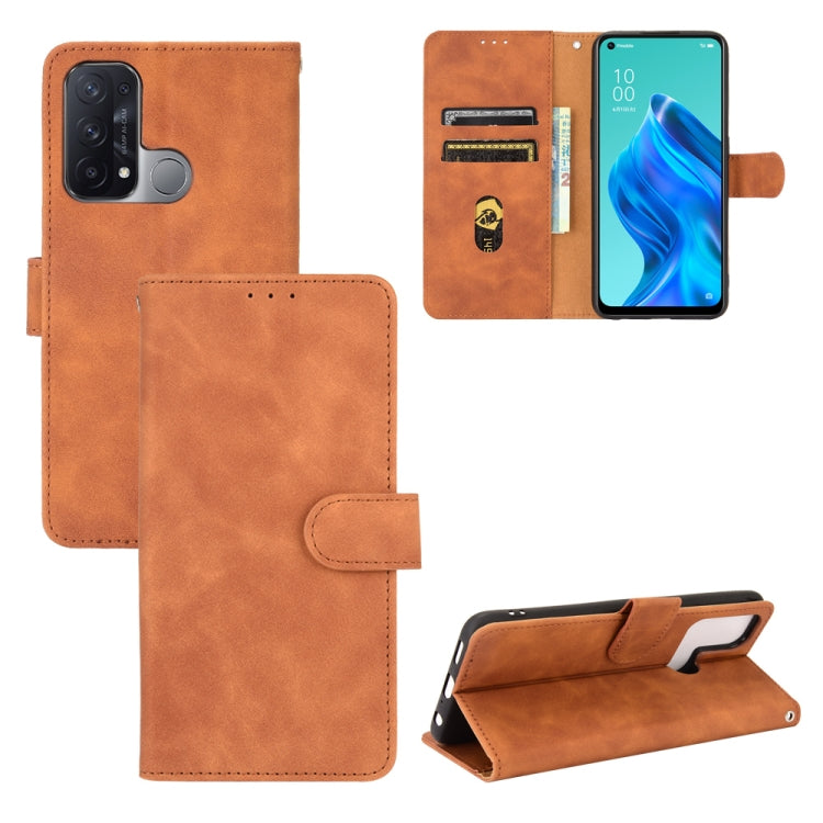 Solid Color Skin Feel Magnetic Buckle Horizontal Flip Calf Texture PU Leather Case with Holder & Card Slots & Wallet, For OPPO Reno5 A(Japan), For OPPO Reno6 Pro+, For OPPO Reno6 Pro, For OPPO Reno6