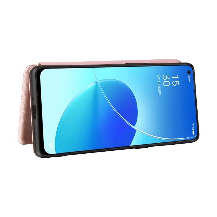 Carbon Fiber Texture Magnetic Horizontal Flip TPU + PC + PU Leather Case with Card Slot, For OPPO Reno6 Pro+ 5G, For OPPO Reno6, For TCL 20 SE, For Google Pixel 6 Pro