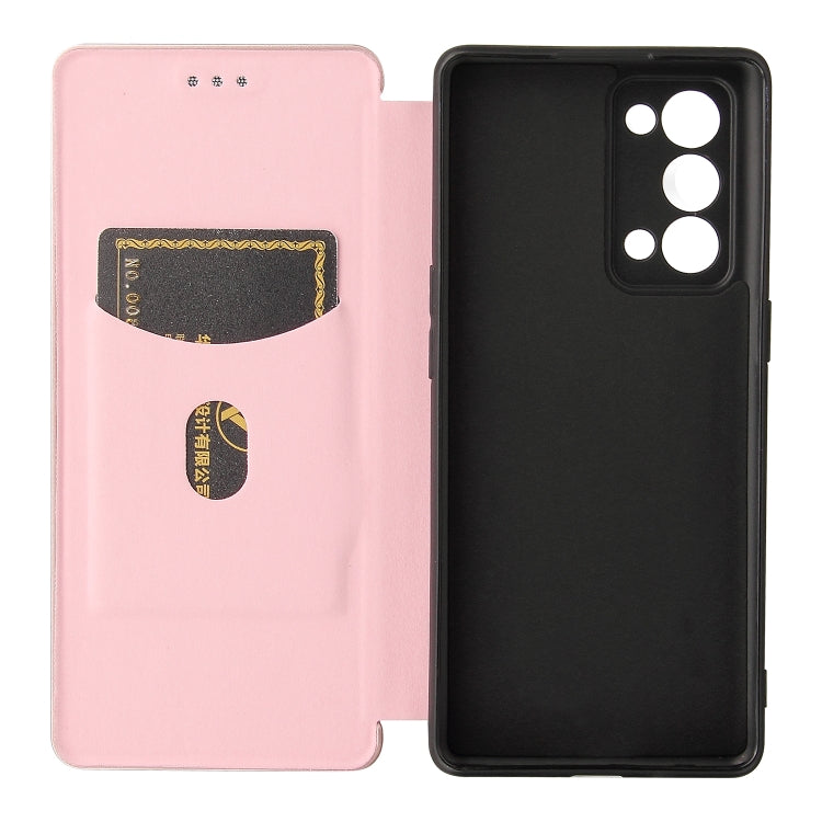 Carbon Fiber Texture Magnetic Horizontal Flip TPU + PC + PU Leather Case with Card Slot, For OPPO Reno6 Pro+ 5G, For OPPO Reno6, For TCL 20 SE, For Google Pixel 6 Pro