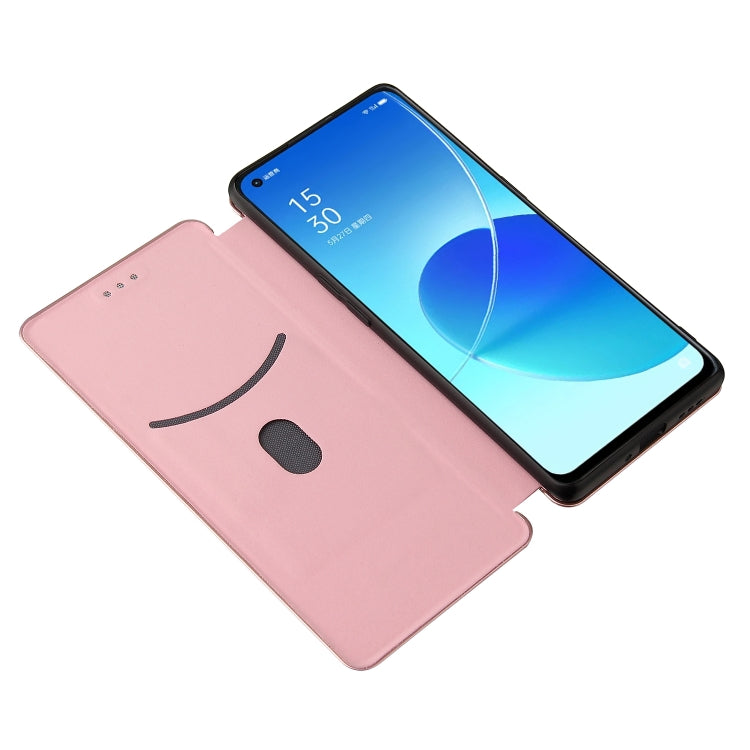 Carbon Fiber Texture Magnetic Horizontal Flip TPU + PC + PU Leather Case with Card Slot, For OPPO Reno6 Pro+ 5G, For OPPO Reno6, For TCL 20 SE, For Google Pixel 6 Pro