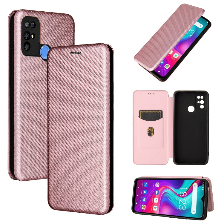 Carbon Fiber Texture Magnetic Horizontal Flip TPU + PC + PU Leather Case with Card Slot, For OPPO Reno6 Pro+ 5G, For OPPO Reno6, For TCL 20 SE, For Google Pixel 6 Pro, For Doogee X96 Pro