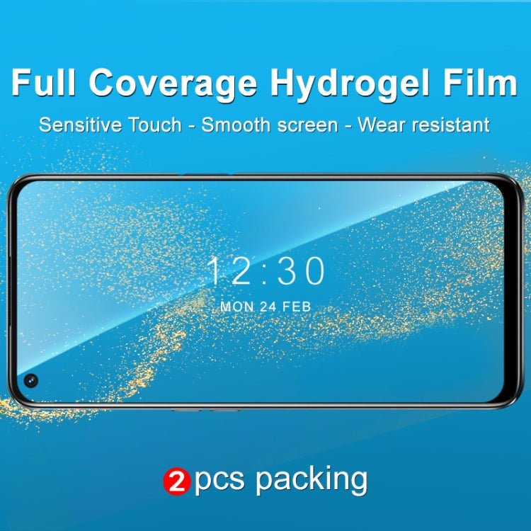 2 PCS IMAK Curved Full Screen Hydrogel Film Front Protector, For OPPO A54 5G, For OPPO Reno6 Pro 5G / Find X3 Neo, For Asus Zenfone 8 ZS590KS, For Asus Zenfone 8 Flip, For Samsung Galaxy F52 5G, For Sony Xperia 1 III