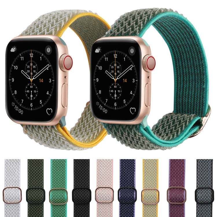 Wave Texture Nylon Replacement Watchbands For Apple Watch Series, 7 45mm / 6 &amp; SE &amp; 5 &amp; 4 44mm / 3 &amp; 2 &amp; 1 42mm, 7 41mm / 6 &amp; SE &amp; 5 &amp; 4 40mm / 3 &amp; 2 &amp; 1 38mm