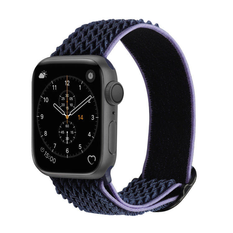 Wave Texture Nylon Replacement Watchbands For Apple Watch Series, 7 45mm / 6 &amp; SE &amp; 5 &amp; 4 44mm / 3 &amp; 2 &amp; 1 42mm, 7 41mm / 6 &amp; SE &amp; 5 &amp; 4 40mm / 3 &amp; 2 &amp; 1 38mm