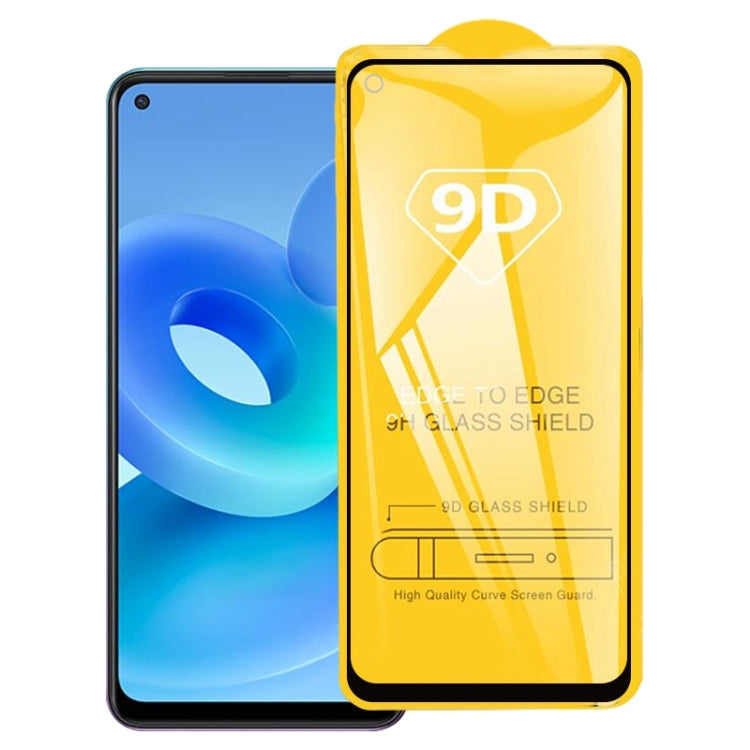 9D Full Glue Full Screen Tempered Glass Film, For OPPO A35 / A54S (1 PC), For OPPO A95 5G (1 PC), For OPPO K9 (1 PC)