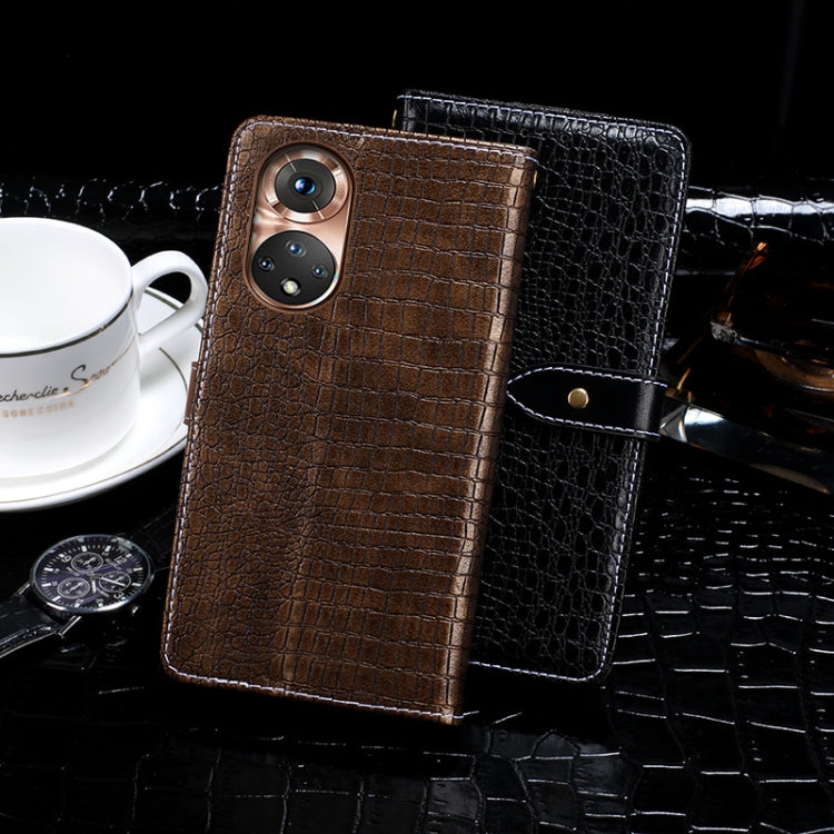 idewei Crocodile Texture Horizontal Flip Leather Case with Holder &amp; Card Slots &amp; Wallet