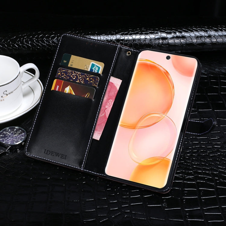 idewei Crocodile Texture Horizontal Flip Leather Case with Holder &amp; Card Slots &amp; Wallet