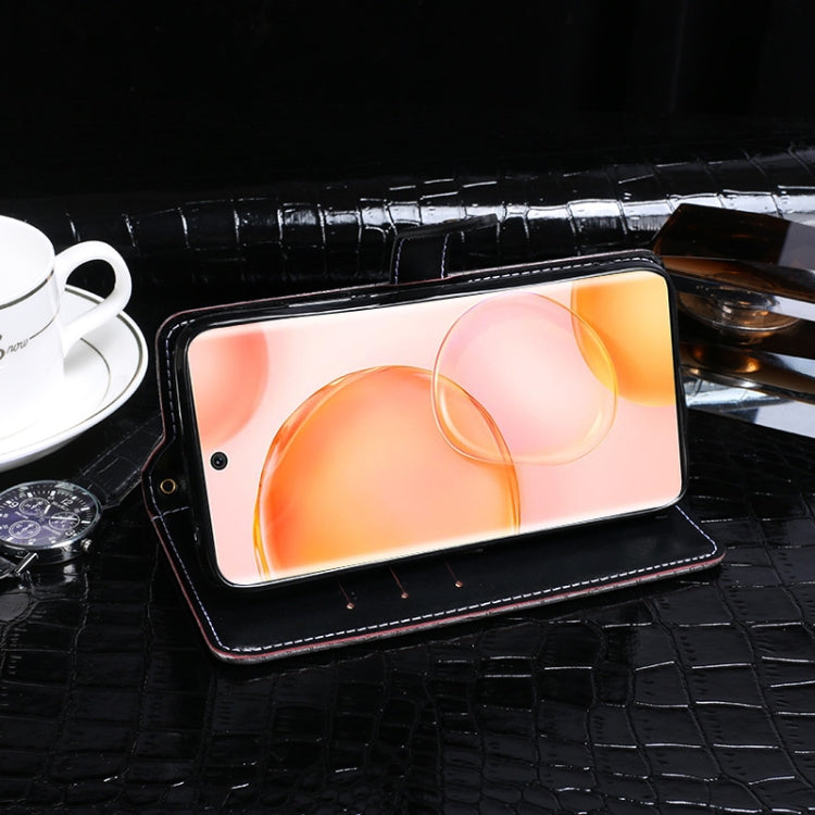 idewei Crocodile Texture Horizontal Flip Leather Case with Holder &amp; Card Slots &amp; Wallet