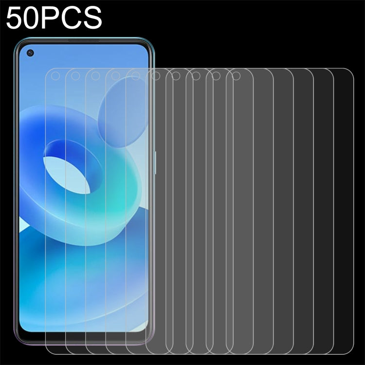 50 PCS 0.26mm 9H 2.5D Tempered Glass Film, For OPPO A35 / A54S (25 PCS), For OPPO A95G (25 PCS), For OPPO K9 (25 PCS)