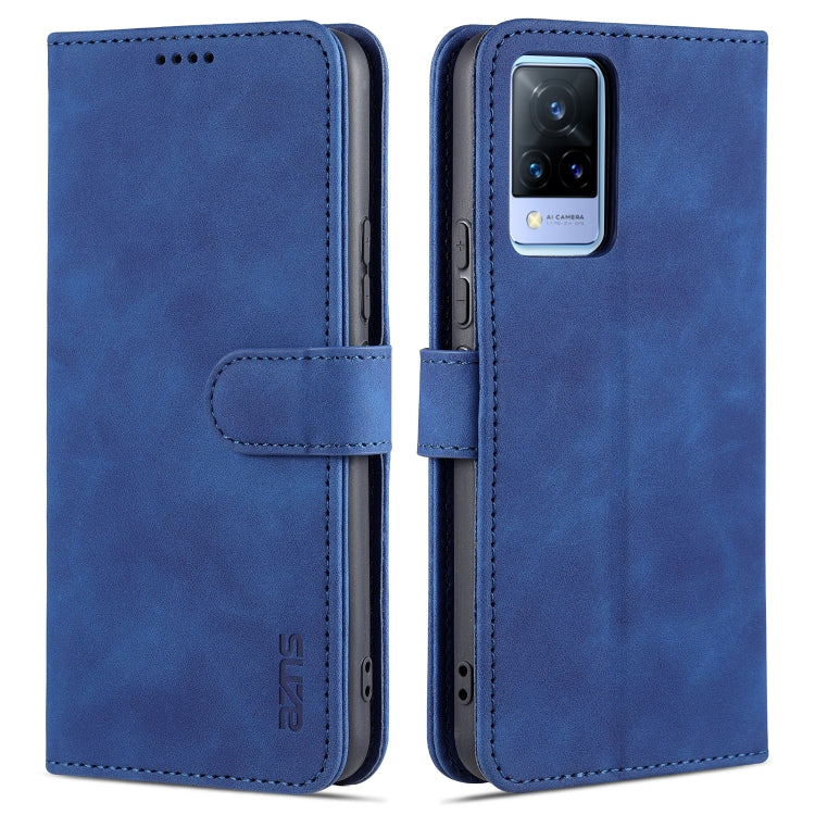 AZNS Skin Feel Calf Texture Horizontal Flip Leather Case with Card Slots &amp; Holder &amp; Wallet, For vivo V21, For vivo X60, For vivo X60 Pro