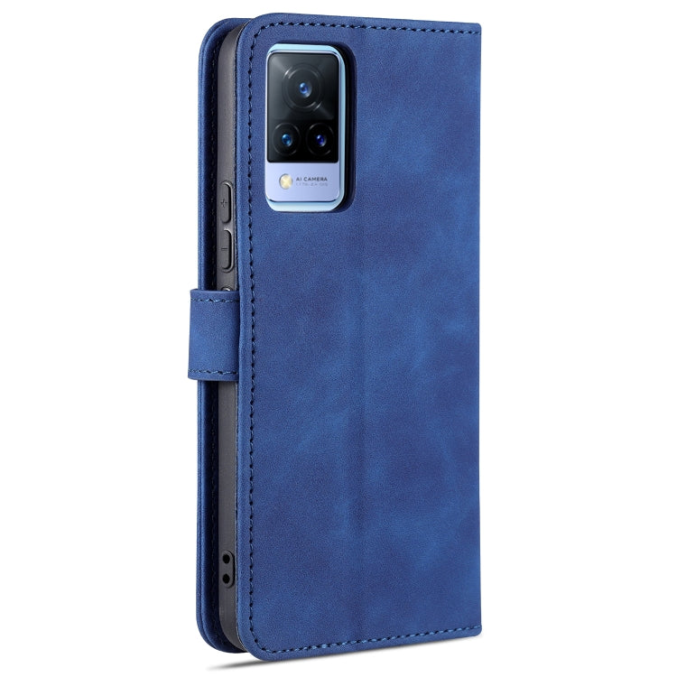 AZNS Skin Feel Calf Texture Horizontal Flip Leather Case with Card Slots & Holder & Wallet, For vivo V21, For vivo X60, For vivo X60 Pro