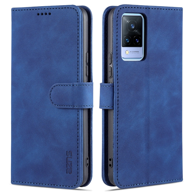 AZNS Skin Feel Calf Texture Horizontal Flip Leather Case with Card Slots & Holder & Wallet, For vivo V21, For vivo X60, For vivo X60 Pro