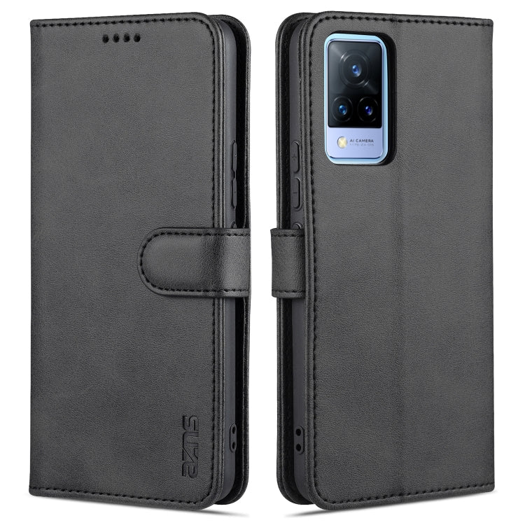 AZNS Skin Feel Calf Texture Horizontal Flip Leather Case with Card Slots & Holder & Wallet, For vivo V21, For vivo X60, For vivo X60 Pro